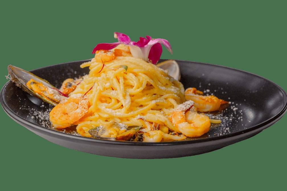 Spaghetti Con Mariscos.